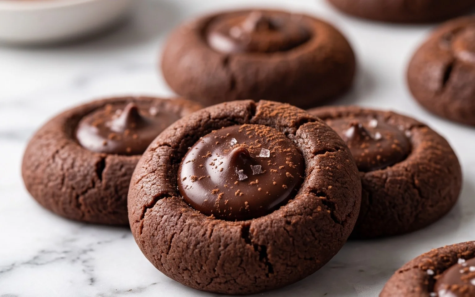 Decadent Chocolate Thumbprint Cookies-Melt-in-Your-Mouth Bliss