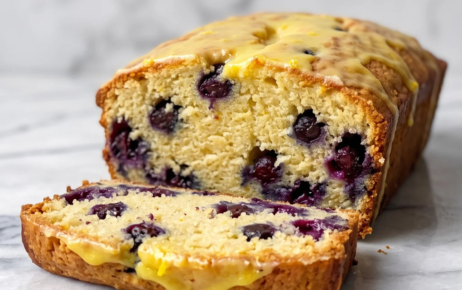 Easy Lemon Blueberry Bread – Moist & Zesty Treat